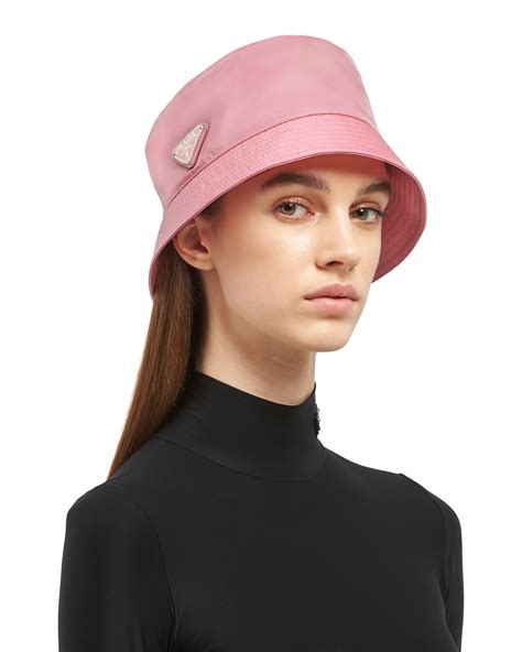 nylon bucket hat prada fake